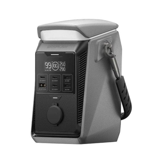 Estación de energía EcoFlow Trail Plus 300 DC 288Wh 6 puertos USB y DC Batería LiNMC Pantalla LCD Resistente IP30