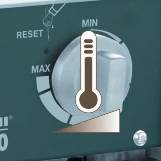 Aquecedor Cerâmico Einhell EH 5000 5000W Verde Proteção Salpicos