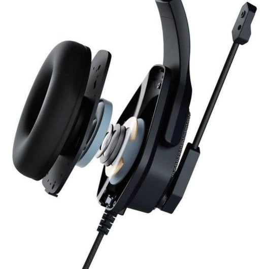 Auriculaires Yenkee YHP 3006 Trinity filaires jack 3,5 mm et USB, musique, rétroéclairage, noir
