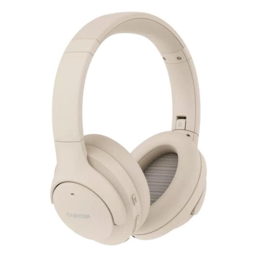 Auriculaires Canyon CNS-CBTHS10BG sans fil filaire Bluetooth ANC Microphone Beige