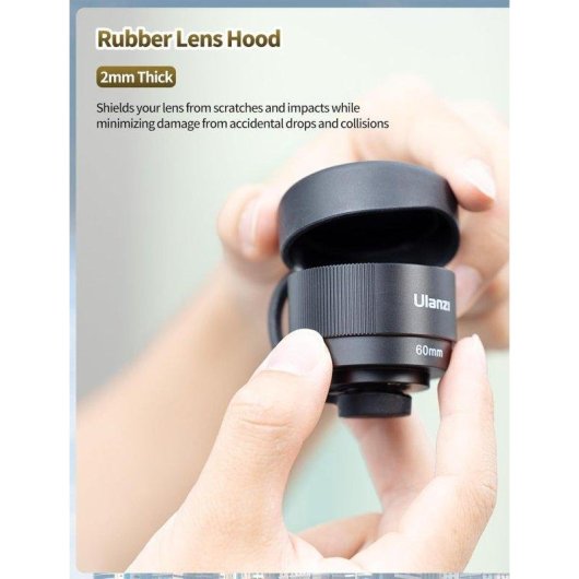 Lente macro Ulanzi CL-003 per smartphone 75mm 10x visione 110° alluminio