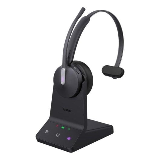 Auriculares Yealink WH64 Mono sem fios Bluetooth com Cancelamento de Ruído, escritório, preto