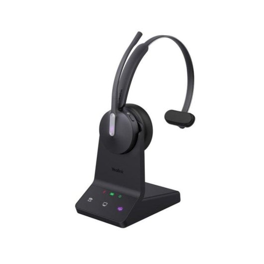 Auriculares Yealink WH64 Mono sem fios Bluetooth com Cancelamento de Ruído, escritório, preto