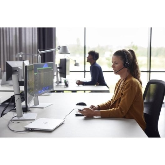 Auriculares Poly EncorePro 525 filaires USB-A Binaural Bureau Microphone Noir