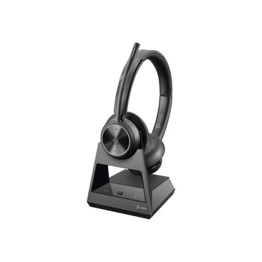 Auriculares Poly Savi 7320 UC sans fil DECT pour bureau et centres d'appels, noir