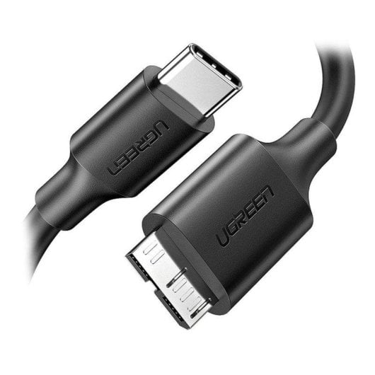 Câble Ugreen US312 USB Micro-B 3.0 vers USB Type-C 1m Noir