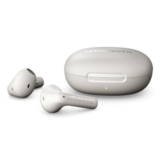 Auriculaires Urbanista Santa Monica sans fil Bluetooth avec Réduction de Bruit, micro et IPX4, blanc