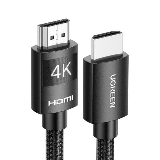 Câble HDMI Ugreen HD119 2 m 4K 60Hz nylon eARC HDR10+ Dolby Atmos