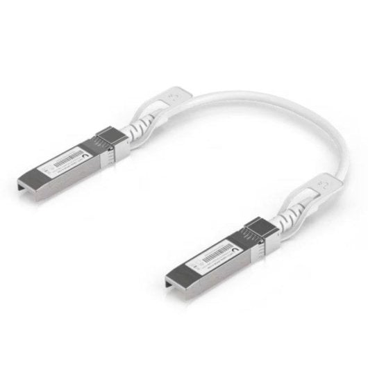 Cable de fibra óptica Ubiquiti UACC-Uplink-SFP28-0.15M-10 SFP28 0,15 m blanco pack 10 unidades