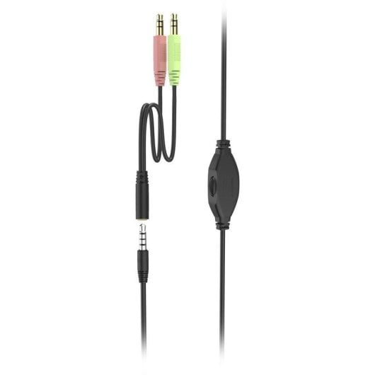 Casque Hama HS-P150 V2 filaire jack 3,5 mm pour bureau avec micro et commande sur fil noir