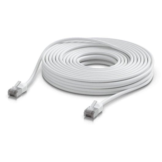 Câble réseau Ubiquiti UACC-Cable-Patch-Outdoor-C6A-15M-W Cat6a 15 m extérieur blanc