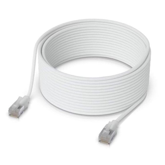 Câble réseau Ubiquiti UACC-Cable-Patch-EL-C6A-15M-W 15m Cat6a RJ-45 blanc