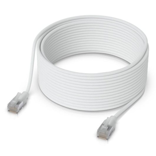 Câble réseau Ubiquiti UACC-Cable-Patch-EL-C6A-15M-W 15m Cat6a RJ-45 blanc