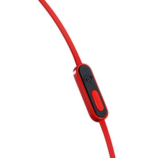 Auriculares Urbanista San Francisco com fio Jack 3.5 mm chamadas e música vermelho