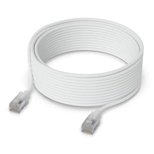 Cavo di rete Ubiquiti UACC-Cable-Patch-EL-C6A-8M-W Cat6a 8 m RJ-45 PoE++ Plug and Play