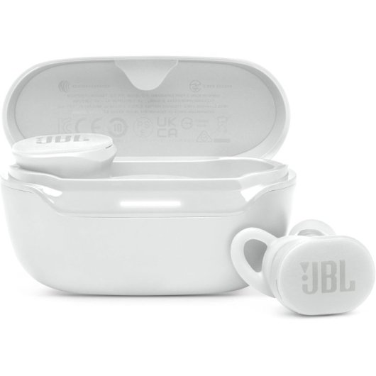 Auriculares JBL Endurance Race 2 Inalâmbricos Bluetooth Cancelamento de Ruído ANC Desportivo IP68 Branco