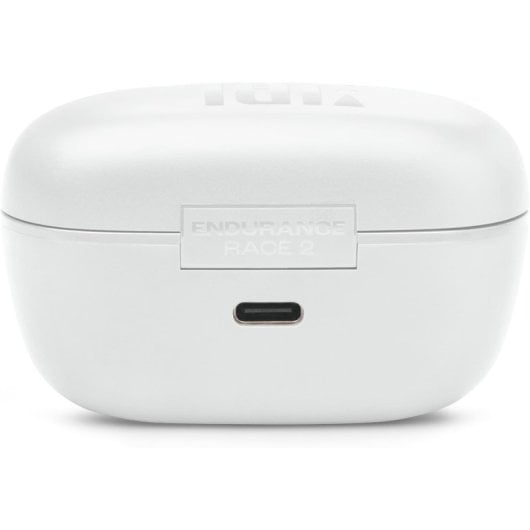 Auriculares JBL Endurance Race 2 Inalâmbricos Bluetooth Cancelamento de Ruído ANC Desportivo IP68 Branco