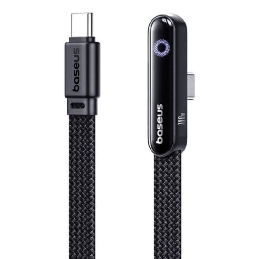 Câble USB Baseus MVP 3 USB-C vers USB-C 1m 100W Noir