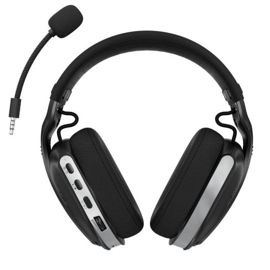 Auriculares ONiVERSE Polaris Gaming Wireless Bluetooth e USB-C/USB-A Microfone Preto