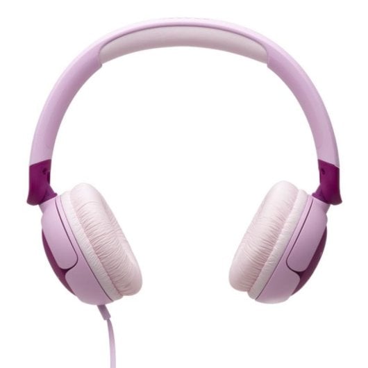 Auriculares JBL Junior 320 com fio Jack 3.5 mm Uso infantil dobráveis microfone Roxo