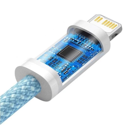 Câble Baseus Dynamic Series USB-C Lightning 2m Bleu 20W PD Nylon