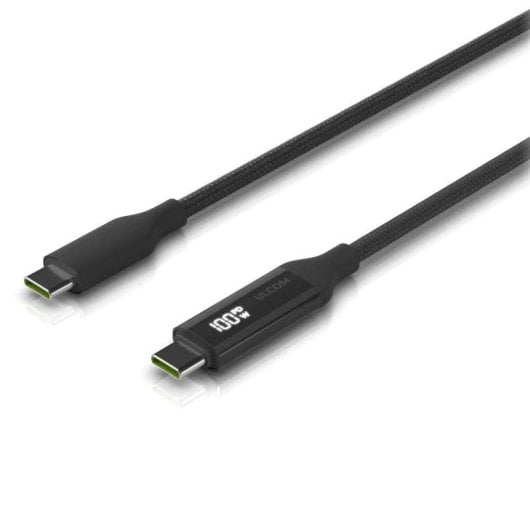 Câble USB Ubiquiti UACC-Cable-USB-100W-2M-BK 2m USB-C 100W Écran