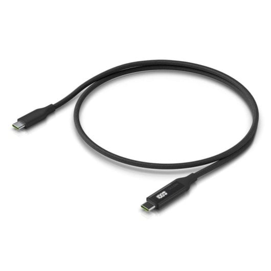 Câble USB Ubiquiti UACC-Cable-USB-100W-1M-BK USB-C 1m 100W Écran Tressé Noir