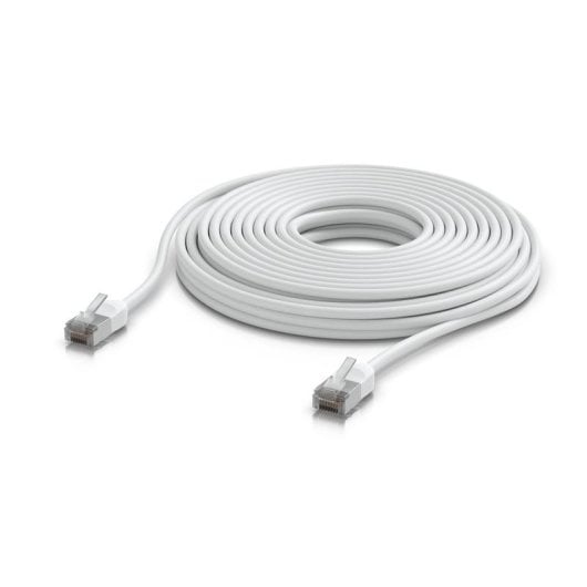 Cable de red Ubiquiti UACC-Cable-Patch-Outdoor-C6A-12M-W Cat6a 12 m exterior blanco ultrafino PoE++