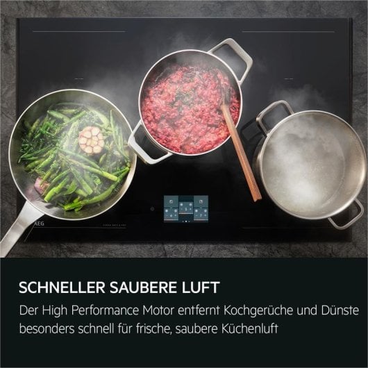 Campana extractora AEG GV77D91SB Canalizado/Recirculação 90cm toque LED