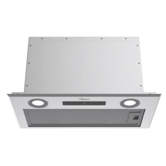 Campana extractora Midea MH52T01ET22SG Ductado/Recirculación 52cm Inox con LED