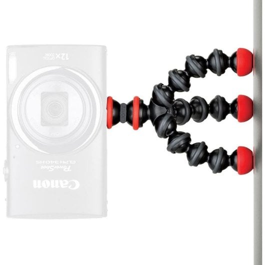 Stativ JOBY GorillaPod Magnetic mini flexibel magnetisch für Actionkameras 9,5 cm Rot Schwarz