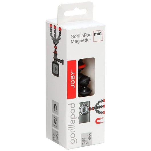 Stativ JOBY GorillaPod Magnetic mini flexibel magnetisch für Actionkameras 9,5 cm Rot Schwarz