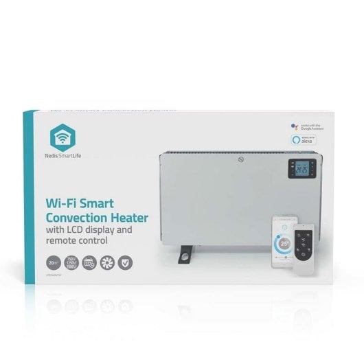 Calefactor de Pared NEDIS HTCO50WTW 2000W Wifi y Control Remoto