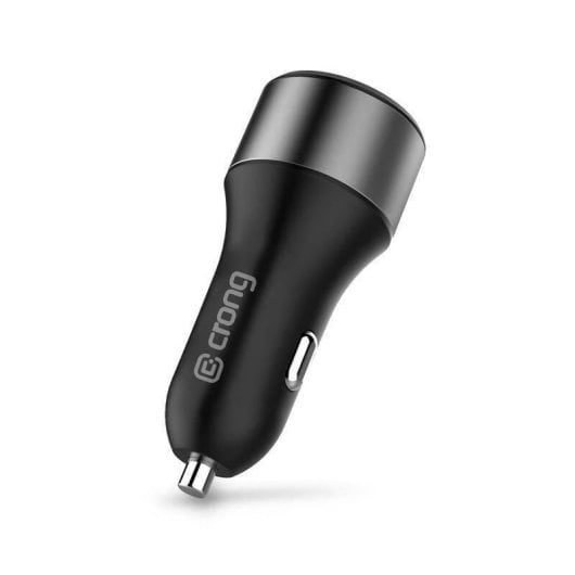 Chargeur voiture Crong CRG-PWRC-USBC63-BLK 63W USB-C PD QC3.0 Noir