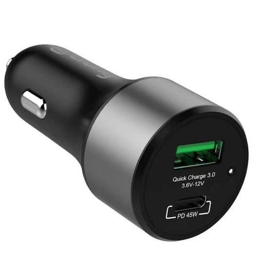 Chargeur voiture Crong CRG-PWRC-USBC63-BLK 63W USB-C PD QC3.0 Noir