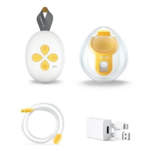 Extracteur de lait Medela Solo Électrique Conception compacte Blanc Jaune