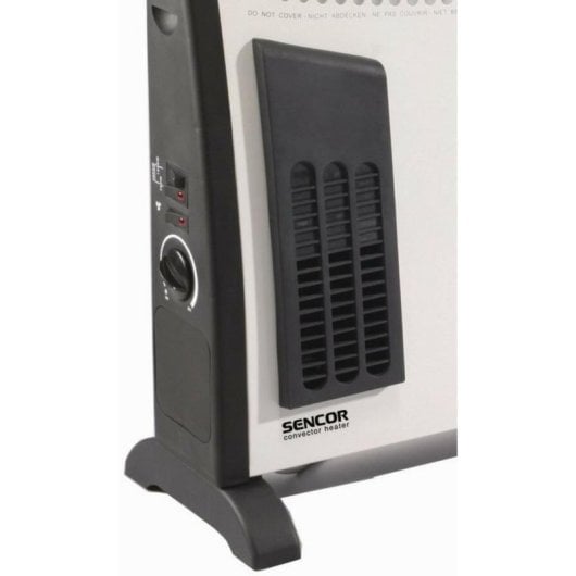 Calefactor de Pared SENCOR SCF 2001 2000W 3 Niveles Negro-Blanco