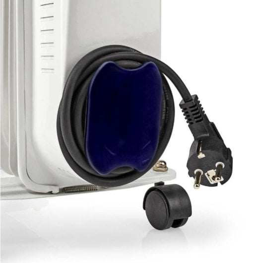 Ölradiator Nedis HTOI30WT7 1500W 7 Elemente Weiß Überhitzungsschutz