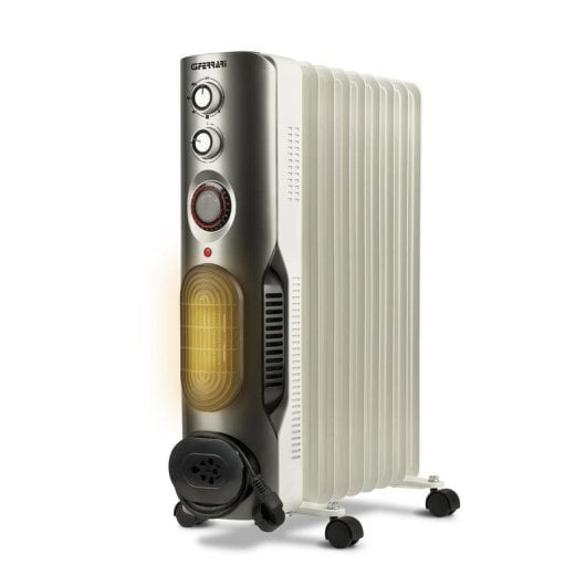 Radiador a Óleo G3Ferrari G60028 1850W 9 Elementos Temporizador Proteção