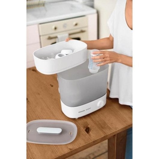 Esterilizador de biberones Philips SCF291/00 vapor 650 W capacidad 6 botellas