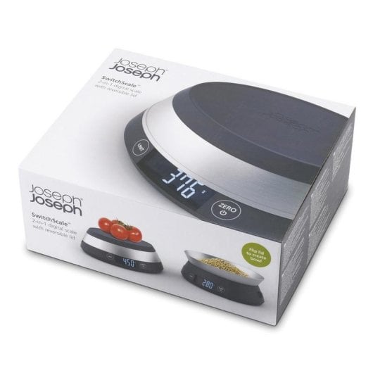 Balance de cuisine JOSEPH JOSEPH SwitchScale 5 kg Gris LCD bol réversible