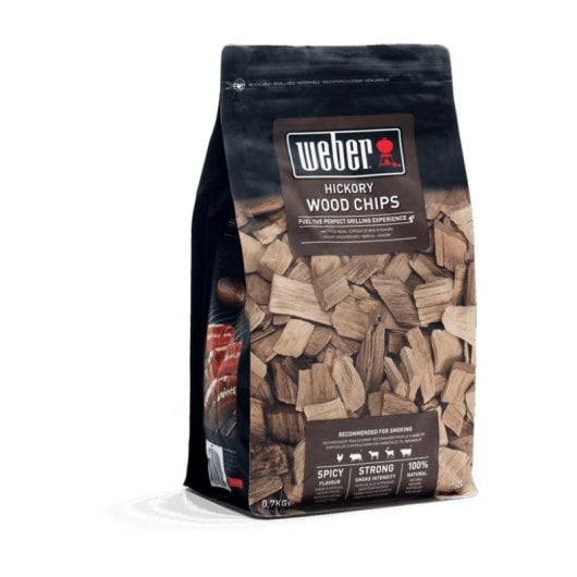 Räucherchips WEBER 17624 Hickory Holz Intensive Rauchentwicklung 0,7 kg