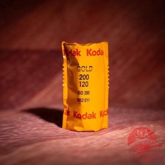 Película Kodak PK5 120 Gold 200 Color Formato Médio ISO 200 Pack 5 Rolos