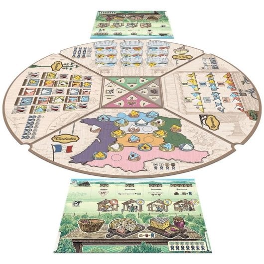 Brettspiel Asmodee Fromage Simultane Arbeiterplatzierung Strategie 1-4 Spieler