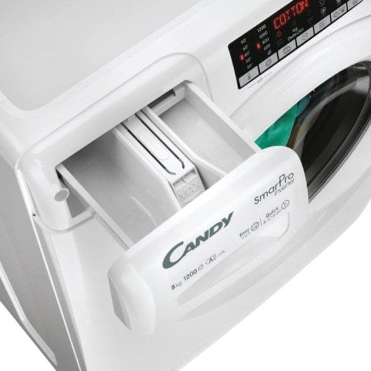 Lava-linge Candy CSO286TWM6/1-S Hublot 8kg 1200rpm Classe A Blanc Wifi Inverter
