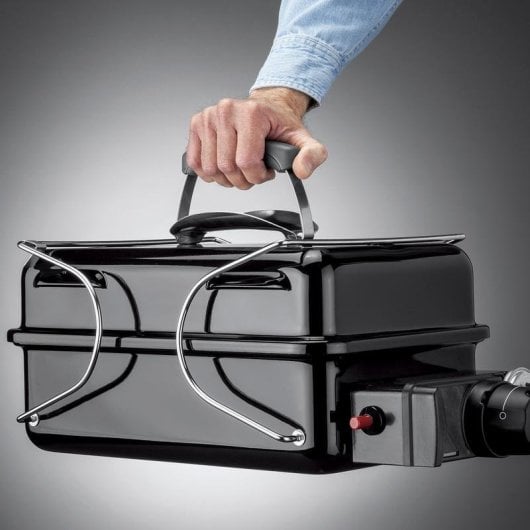 Gasgrill WEBER Go-Anywhere Schwarz tragbar 2100 W 41 x 26 cm Klappbeine