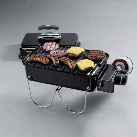 Gasgrill WEBER Go-Anywhere Schwarz tragbar 2100 W 41 x 26 cm Klappbeine