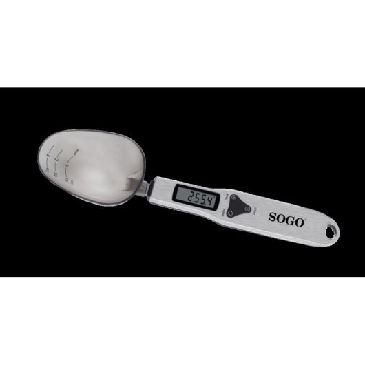 Colher Medidora SOGO BAC-SS-2930 300g LCD Aço Inoxidável Precisão 0,1g