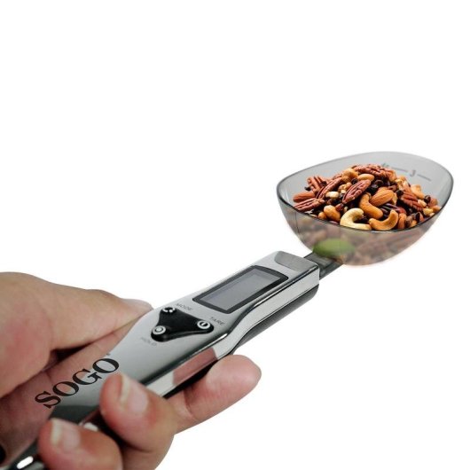 Colher Medidora SOGO BAC-SS-2930 300g LCD Aço Inoxidável Precisão 0,1g