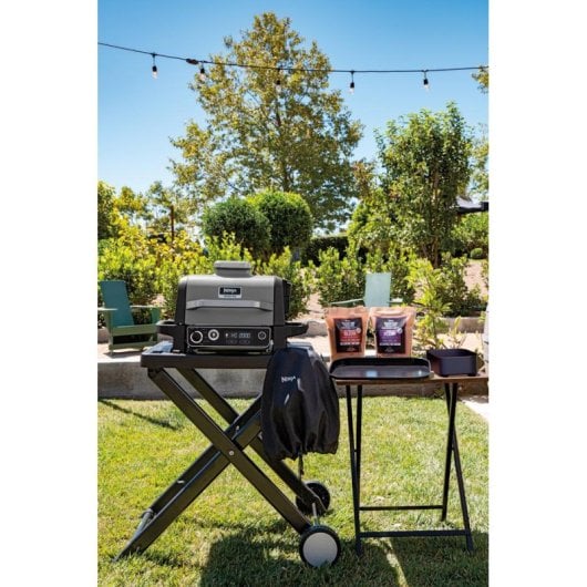 Carrello barbecue Ninja XSKGRLLSTDEUK pieghevole compatibile Woodfire OG701 2 ruote